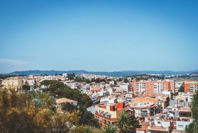 View of Malgrat del Mar, Spain