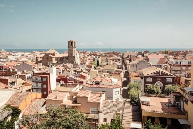 View of Malgrat del Mar, Spain