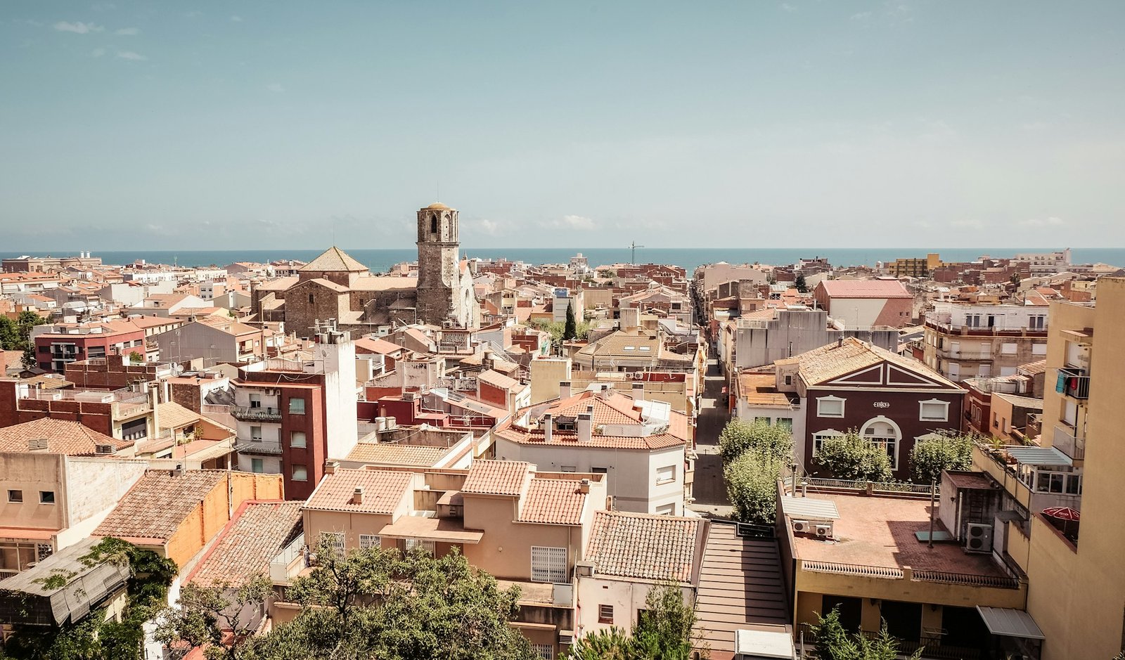 View of Malgrat del Mar, Spain