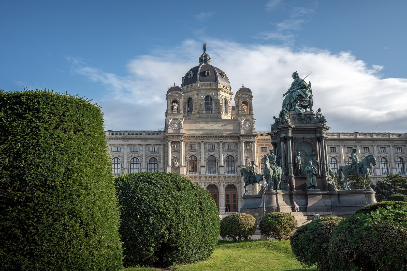 Maria Theresa Square and Empress Maria Theresa Monument - Vienna, Austria