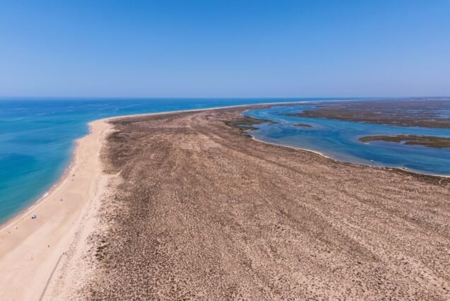 Portugal, Algarve, Ilhas de Faro, Drone