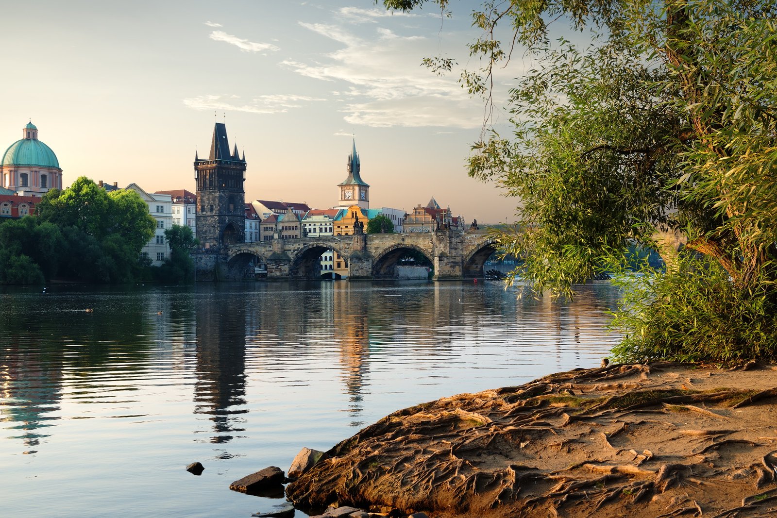 Prague at sunrise
