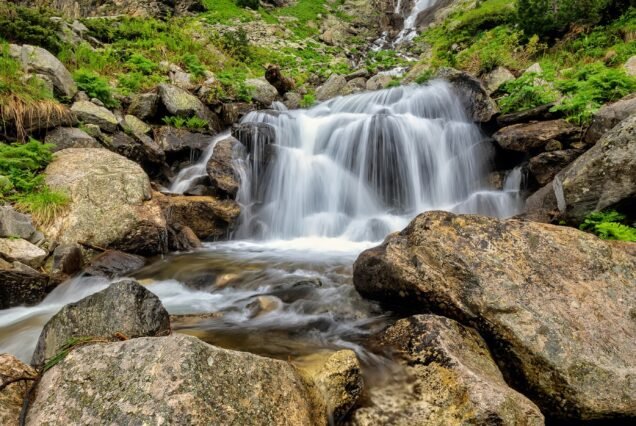 Waterfall in Rila Mountains