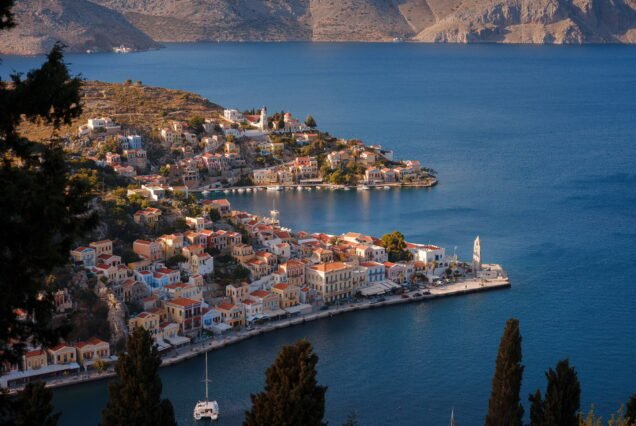 Symi Island, Greece islands holidays from Rhodos in Aegean Sea.