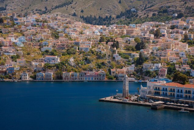 Symi Island, Greece islands holidays from Rhodos in Aegean Sea.